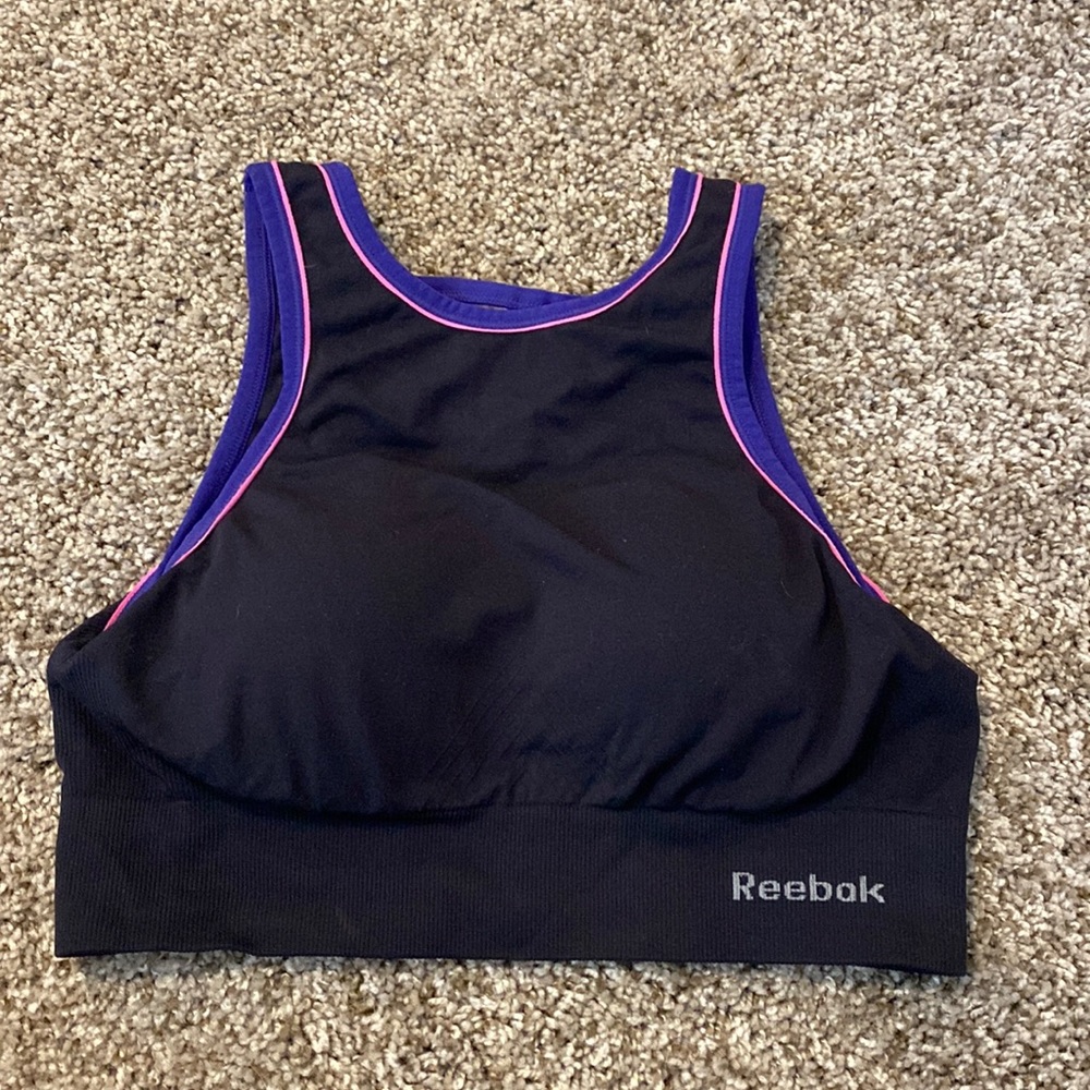 Reebok high neck sports bra
